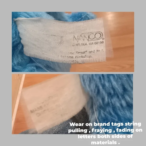 Grover Plush Stuffed Monster Toy Sesame Street Workshop Nanco 2003 17" - Picture 8 of 11